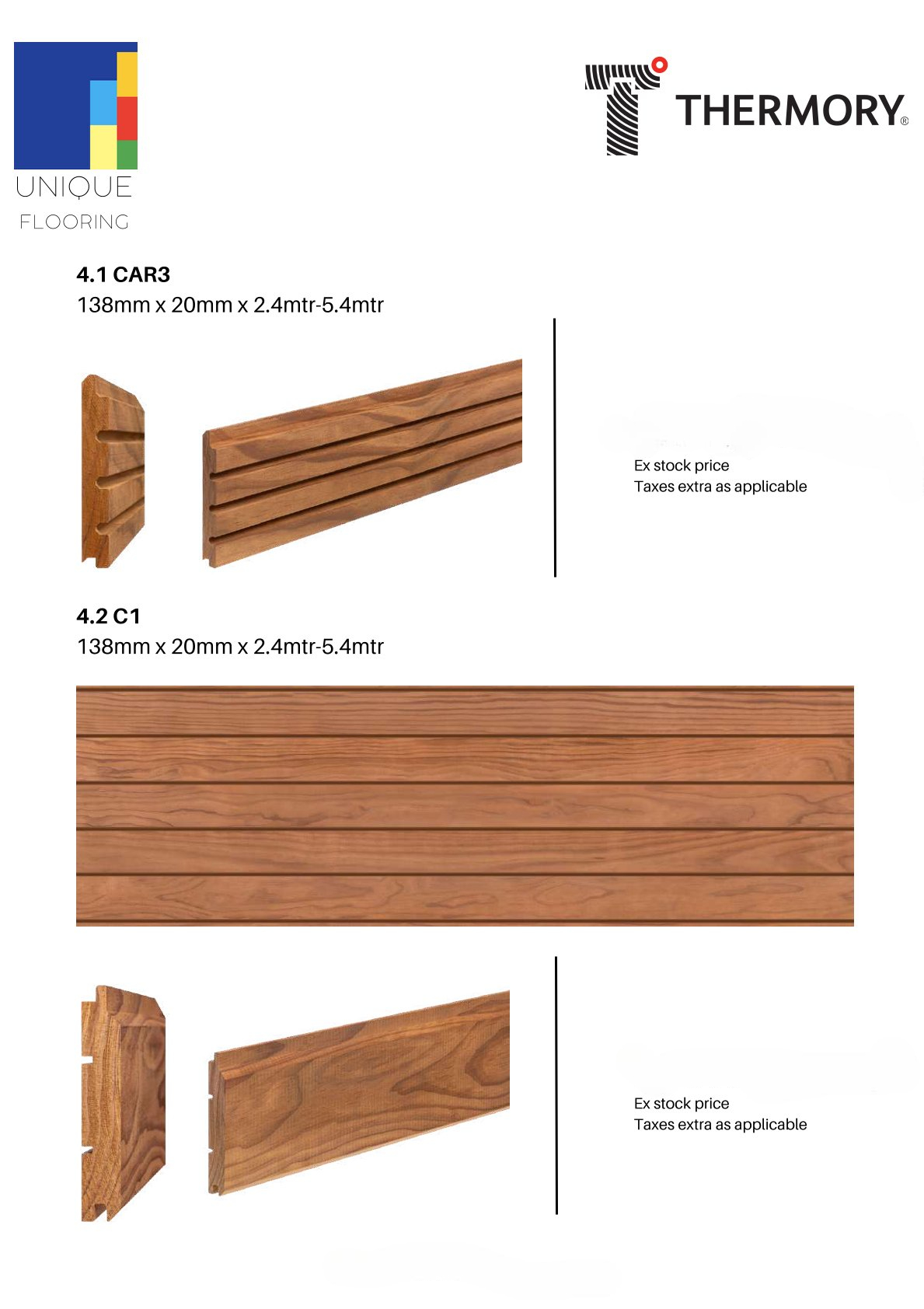 Benchmark Radiata Pine Thermory – Durable Wood