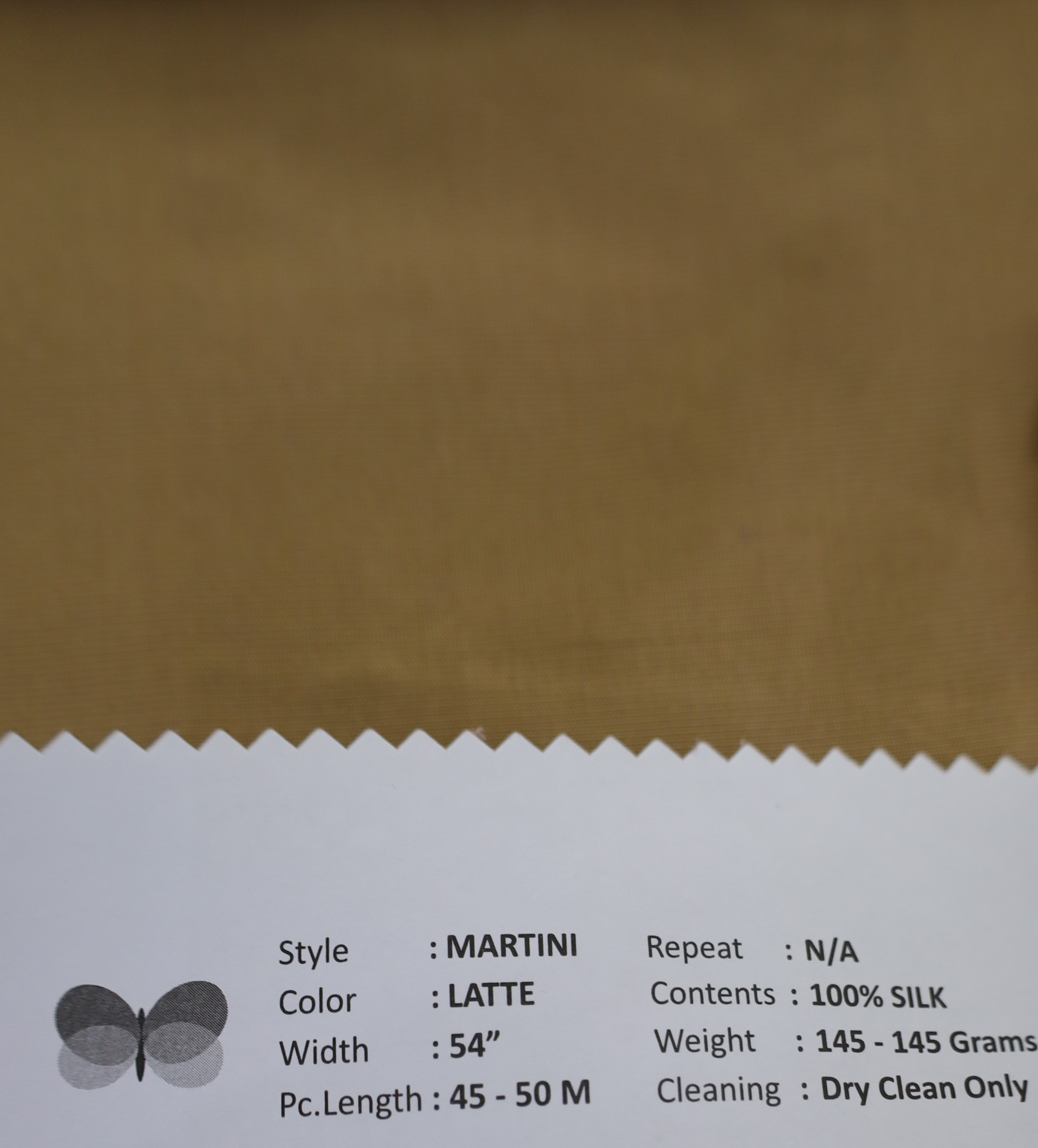 Martine Latte || Silk Fabric