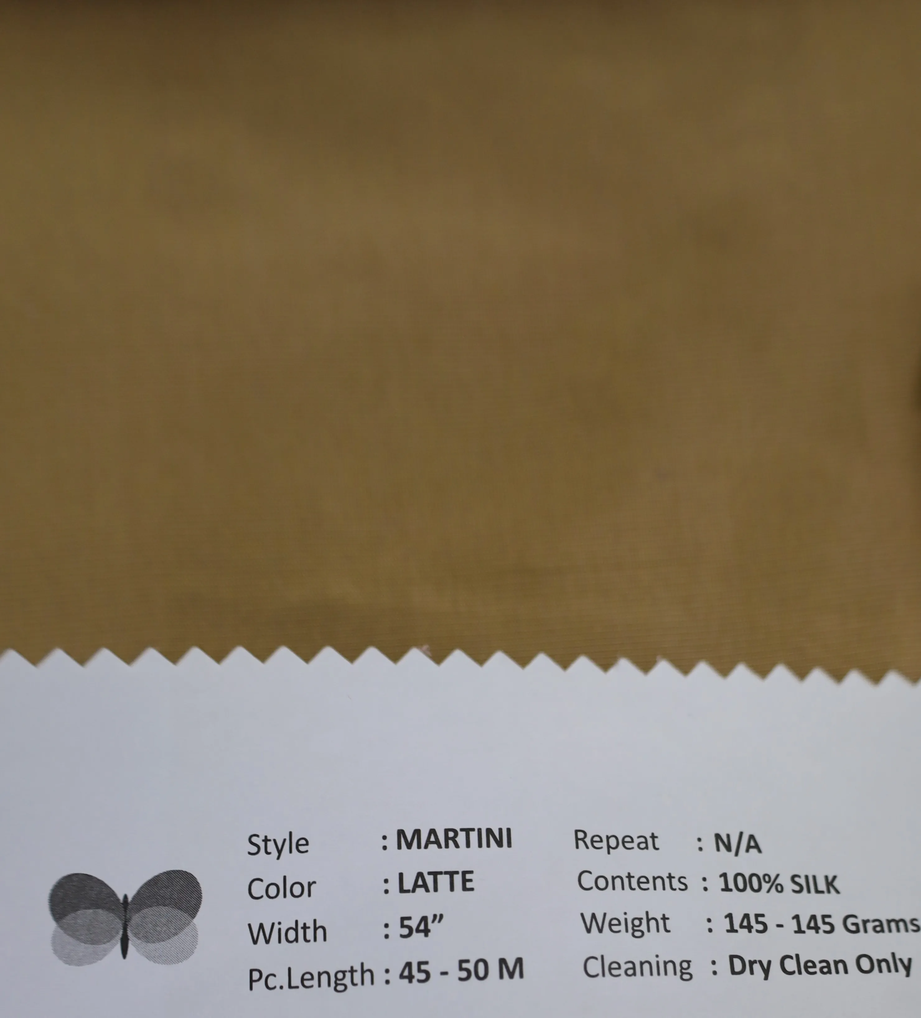 Martine Latte || Silk Fabric