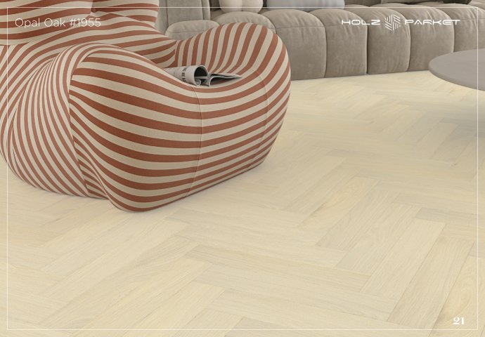 Kaara Lamiwood 8mm Herringbone Flooring – Opal Oak #1955
