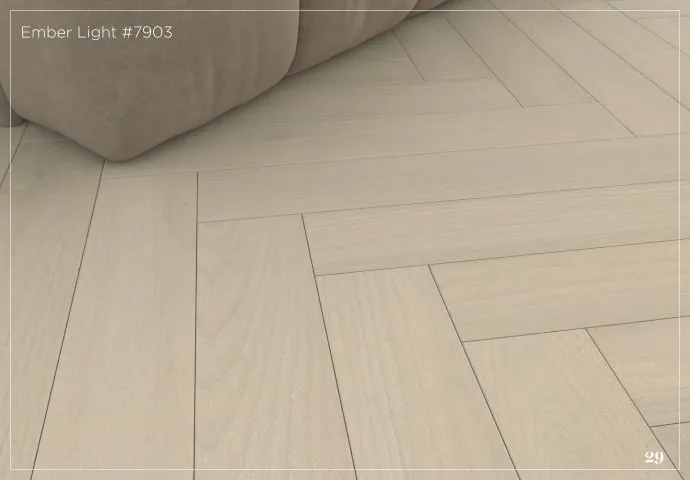 EMBER LIGHT #7903 HB Intrigue 8MM Laminate Wood Flooring