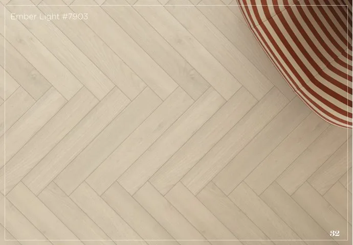 EMBER LIGHT #7903 HB Intrigue 8MM Laminate Wood Flooring