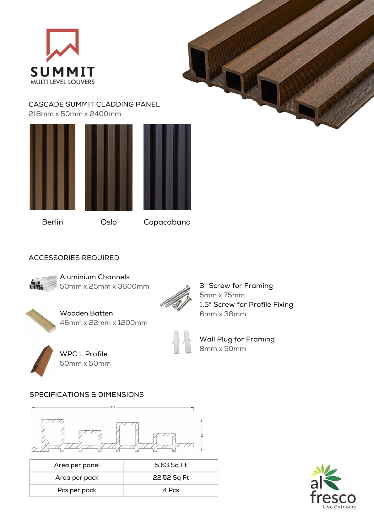 Summit Wonderwood Wall Cladding – Stylish & Durable Panels