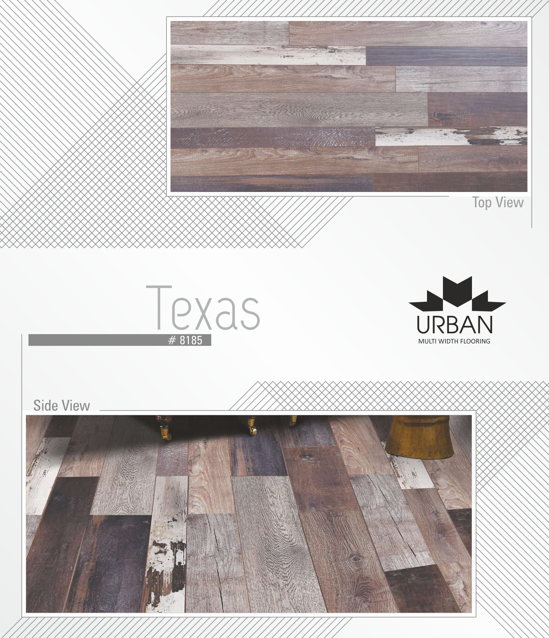 Defloors Urban Texas #8185 – 8.3MM Laminate Flooring