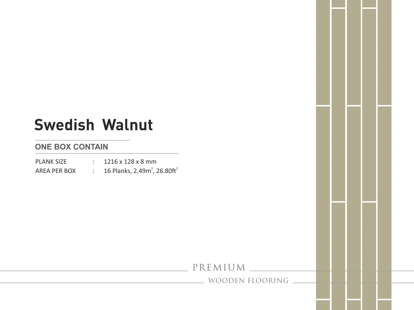Defloors The Walnut - Swedish  Walnut 8mm Flooring