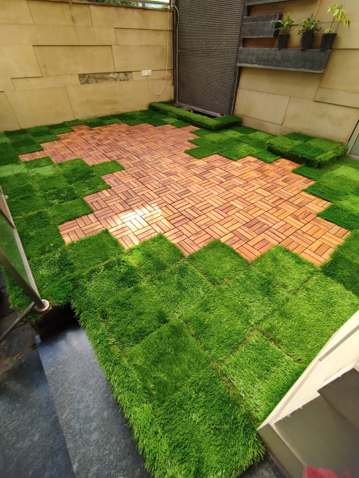 IPE Tile and Grass