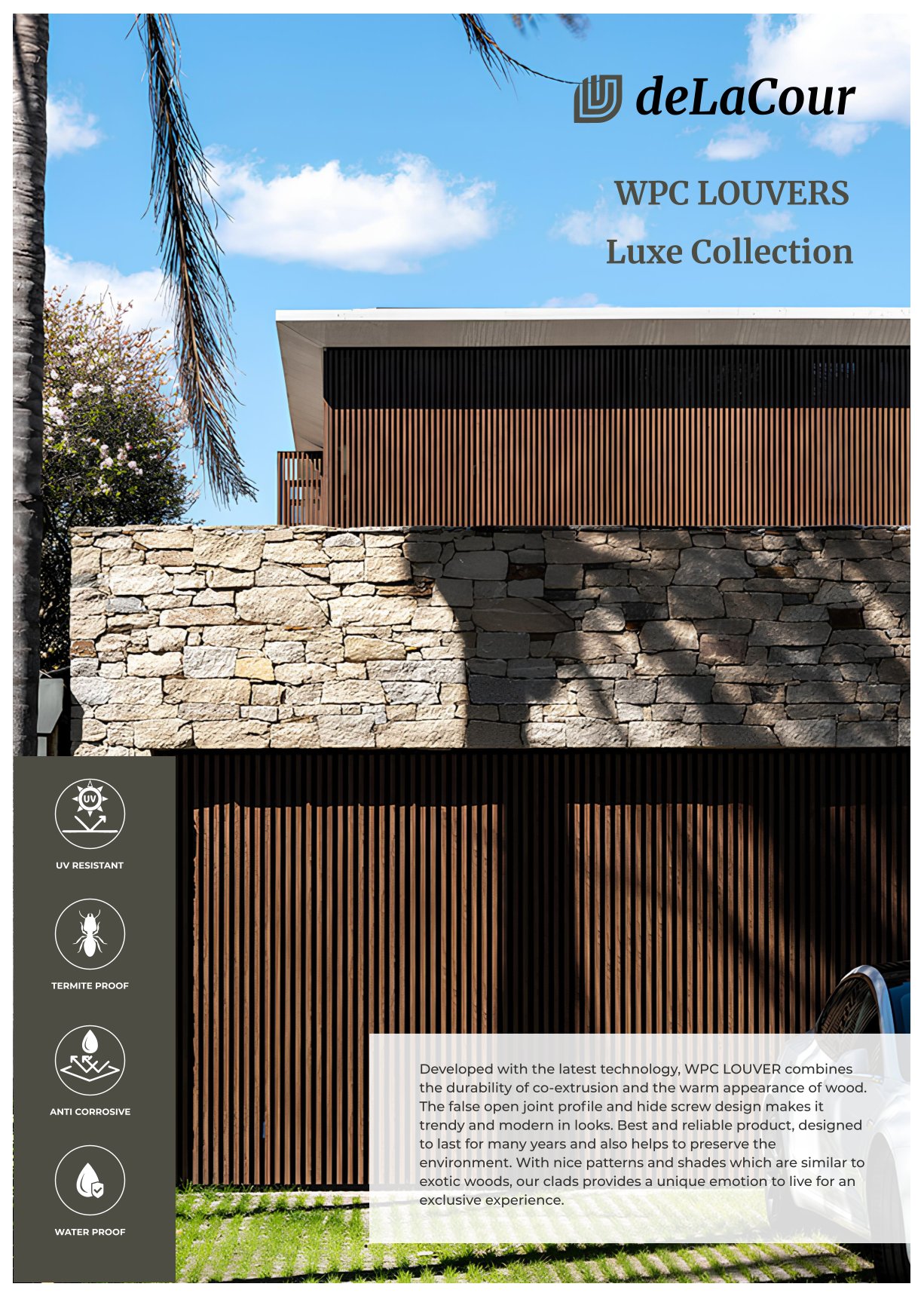 WPC Wall Cladding Panels – 219mm x 26mm x 2900mm