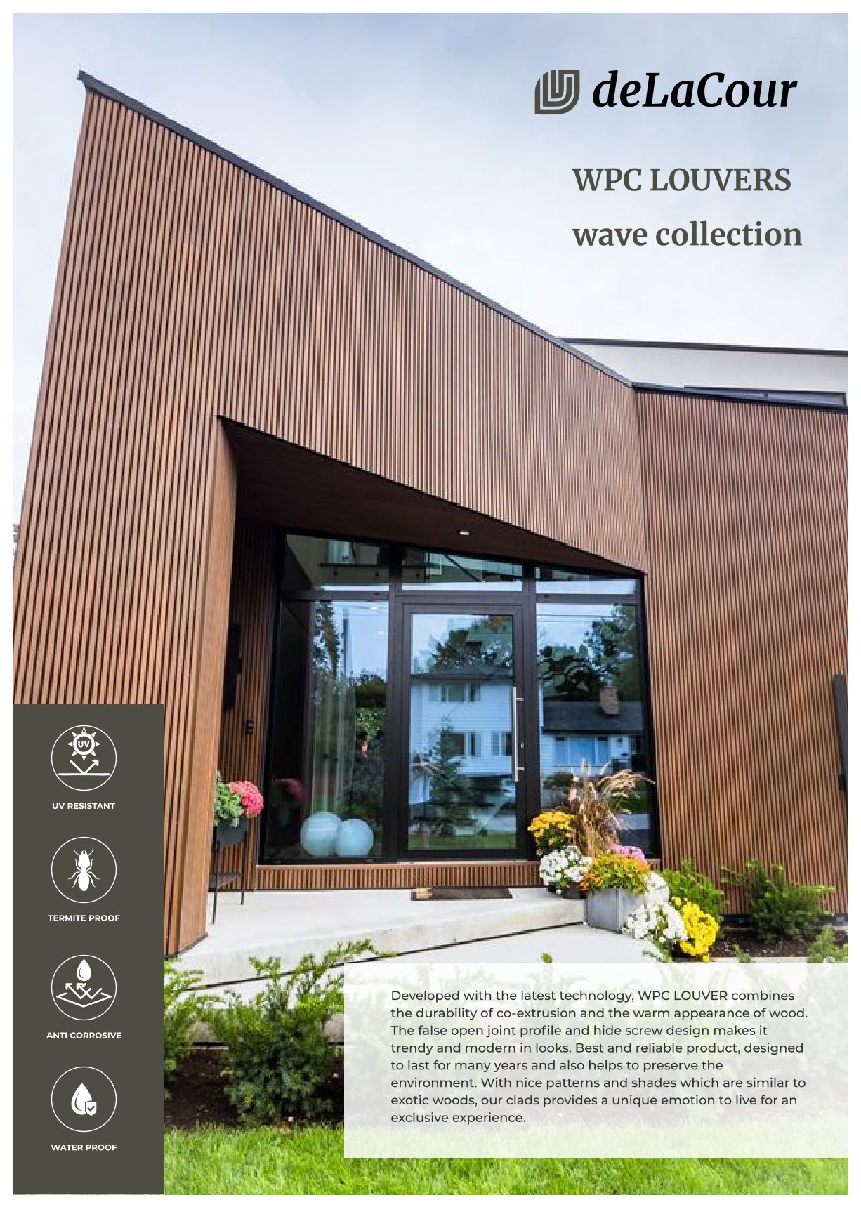 WPC Wall Cladding Panels – 219mm x 26mm x 2900mm