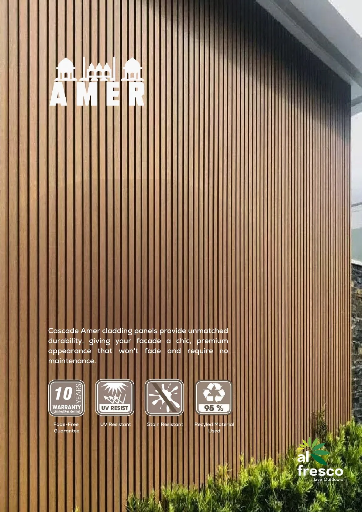 CASCADE AMER Wonderwood Wall Cladding – Stylish & Durable Panels