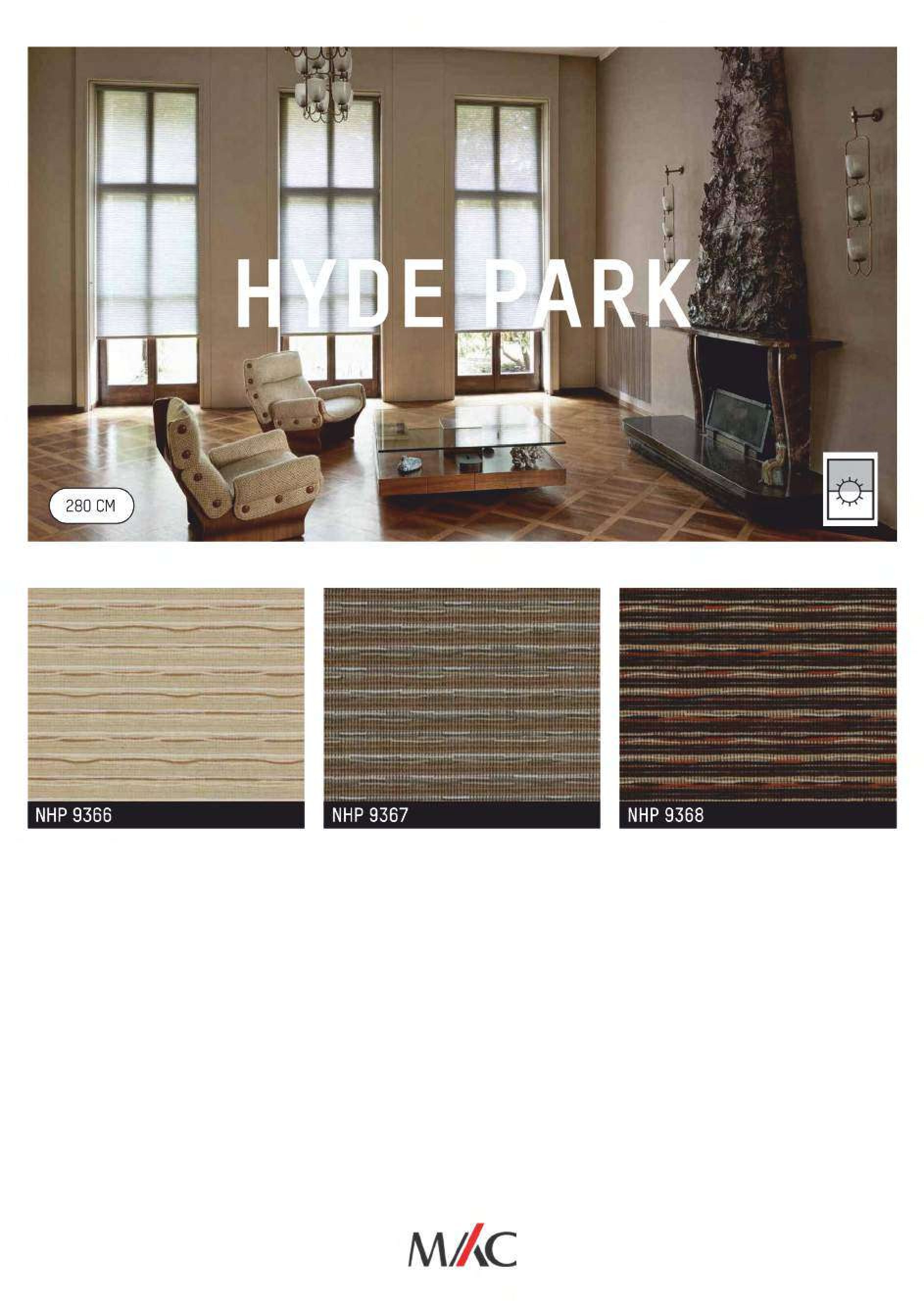 Mac Nature Blinds HYDE PARK – Stylish & Durable Window Blinds