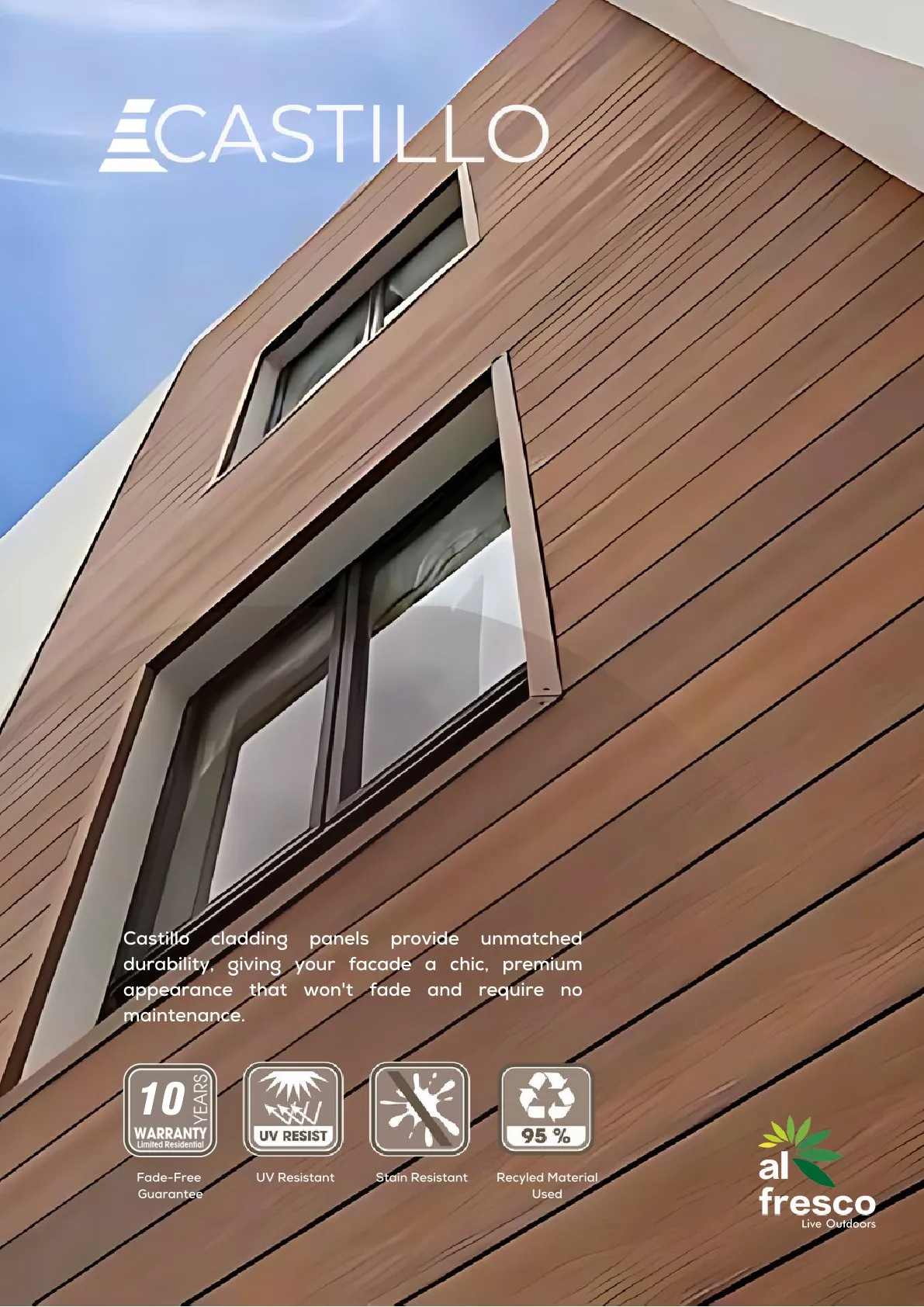 CASTILLO Wonderwood Wall Cladding – Stylish & Durable Panels