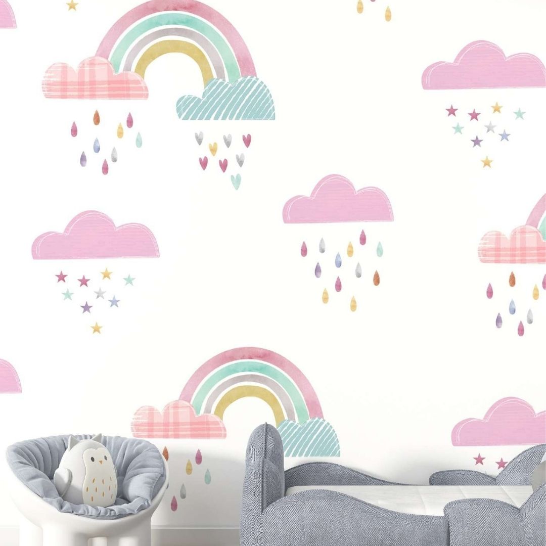 Rainbow Drops| Kids Wallpaper Collection