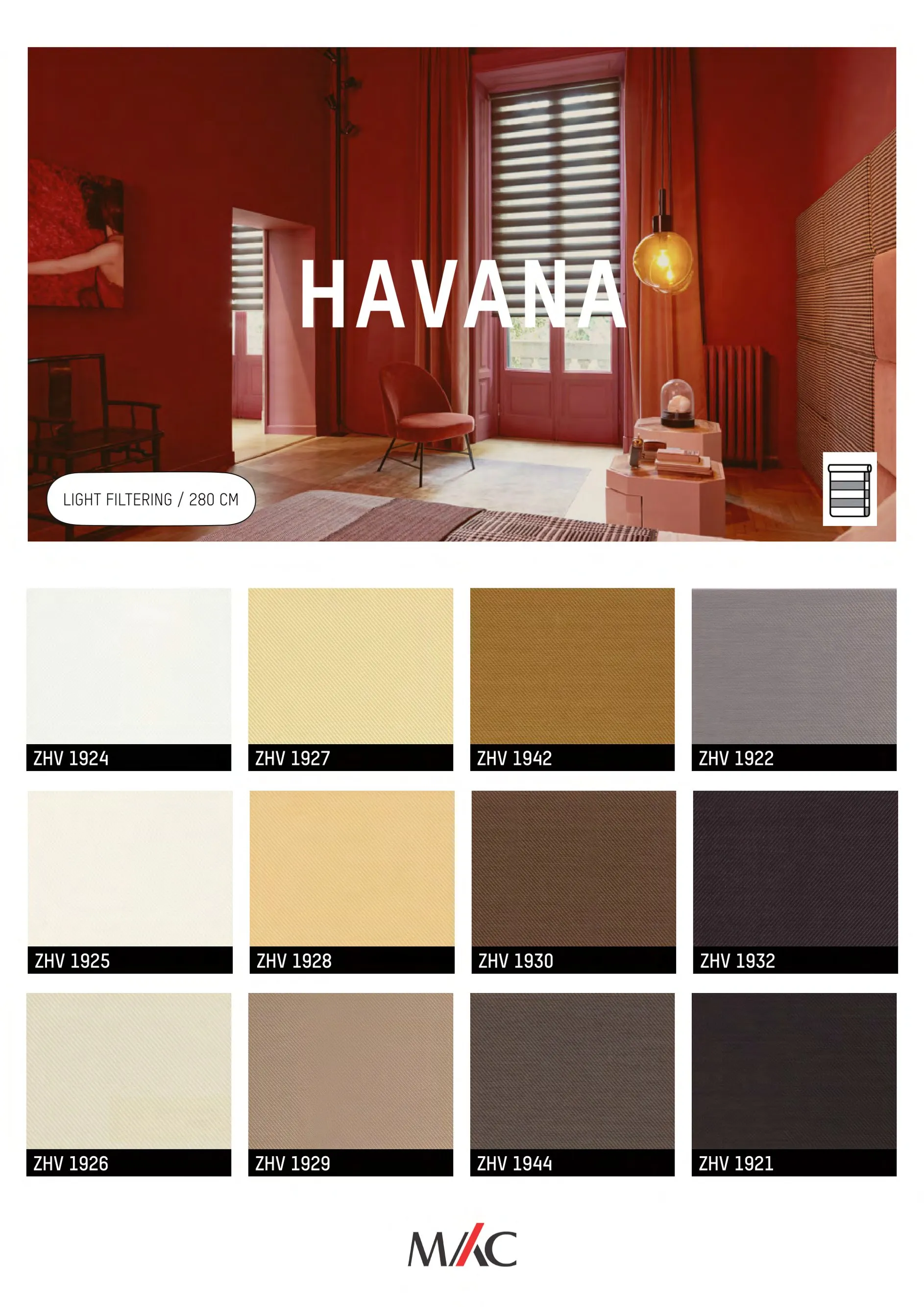 Mac Zebrano Blinds HAVANA – Elegant Light Control