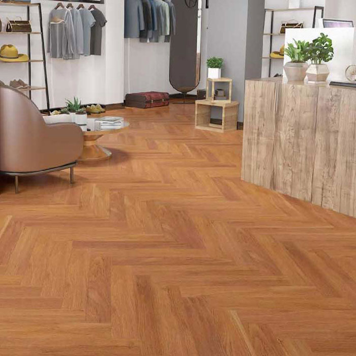 Defloors Herringbone Parquet Teak #70015