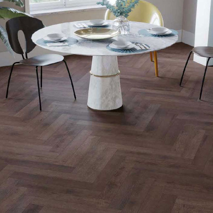 Defloors Herringbone Parquet Brunette #387