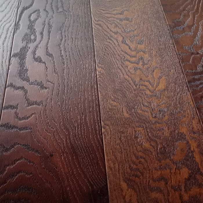 Wood Walk Wood Art Collection oak-dark carbonized