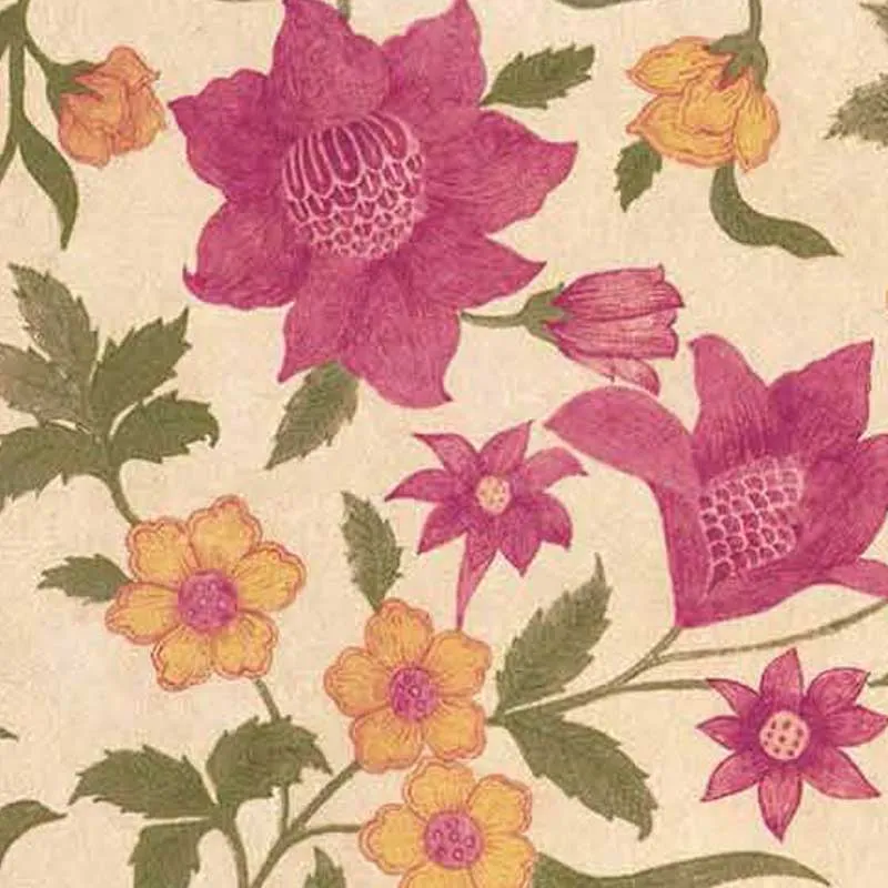 Sabya Final Gulabi - Luxury Wallpapers And Fabric - W046D29MS75