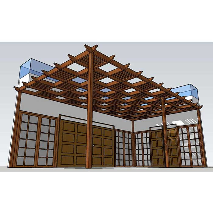 Pergola 3D-2