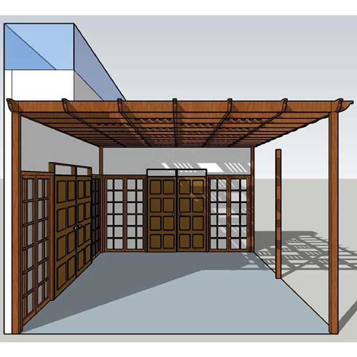 Pergola 3D-3