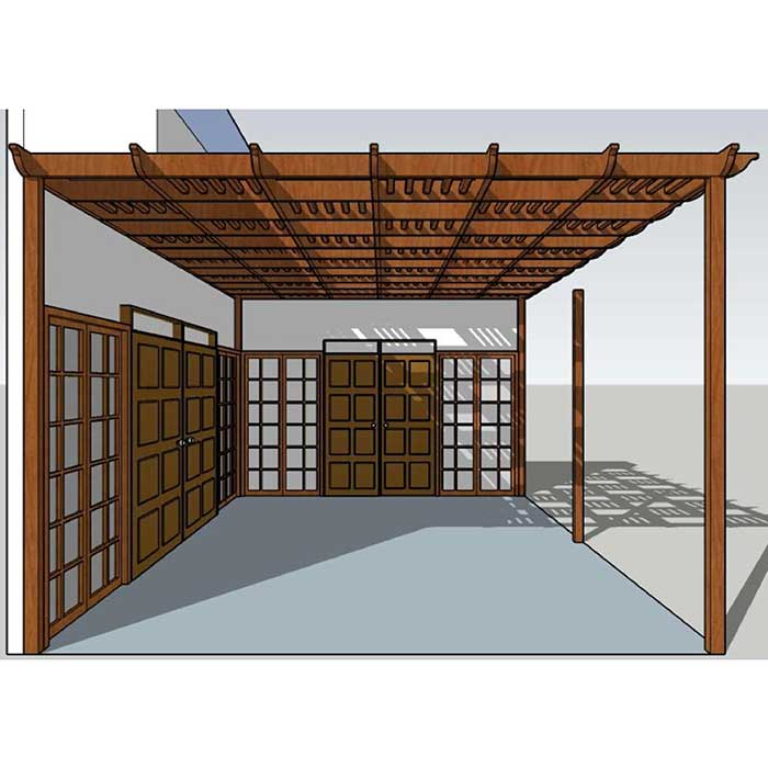 Pergola 3D-5