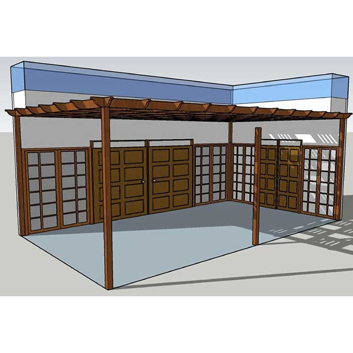 Pergola 3D-9