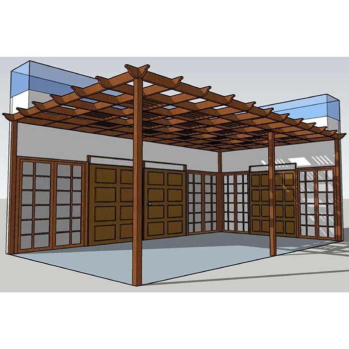 Pergola 3D-8