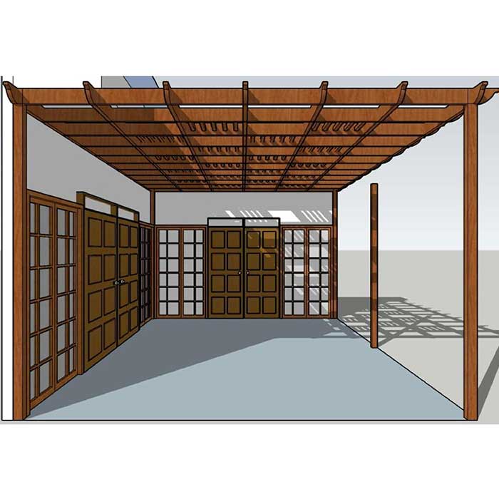 Pergola 3D-10