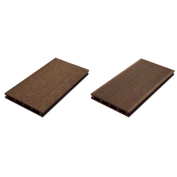 LEBEN Wpc Decking Chocolate