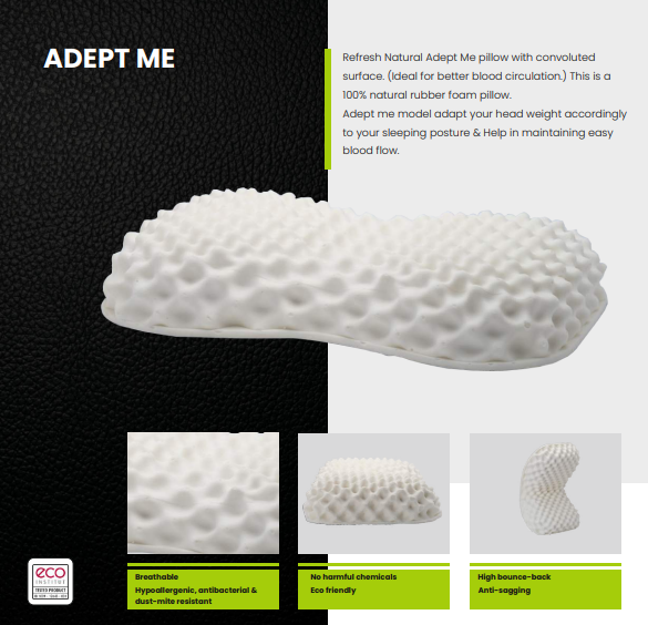 Refresh Natural -Adept Me Pillow