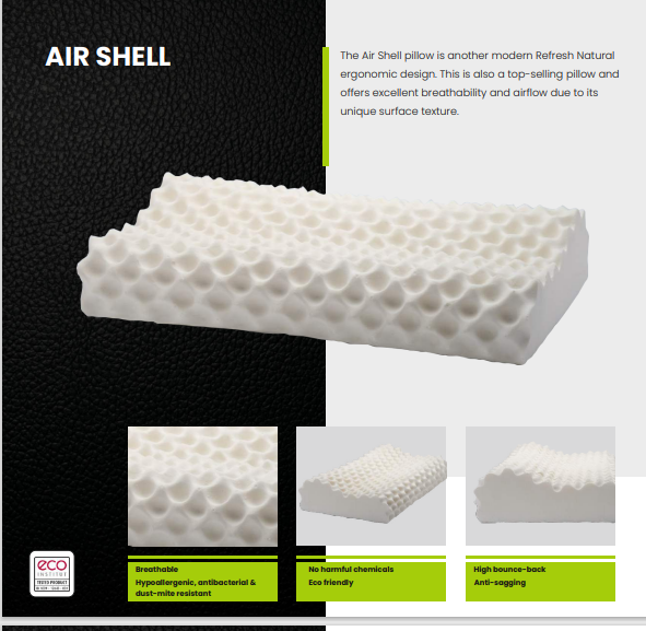 Refresh Natural -Air Shell Pillow