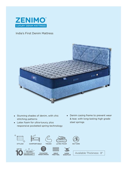 Peps Zenimo Luxury Denim Mattress