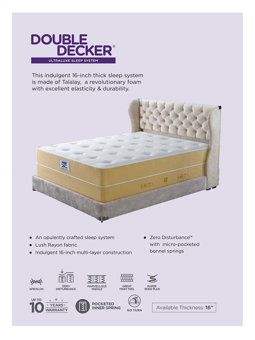 Peps Double Decker Ultraluxe Sleep Mattress