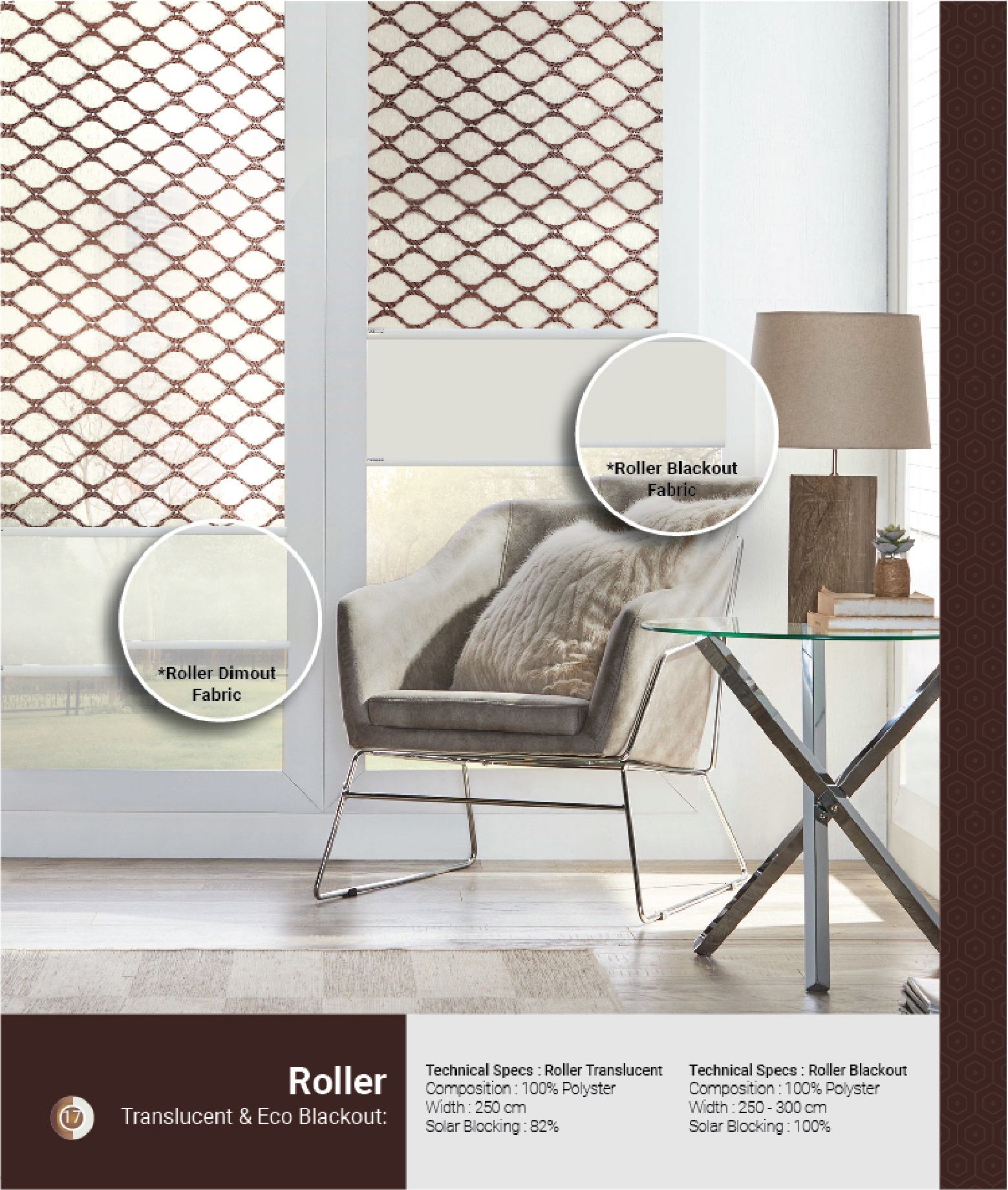 This is the Johnson Dual Roller Blind Collection || Sheer Fabric || Galaxy