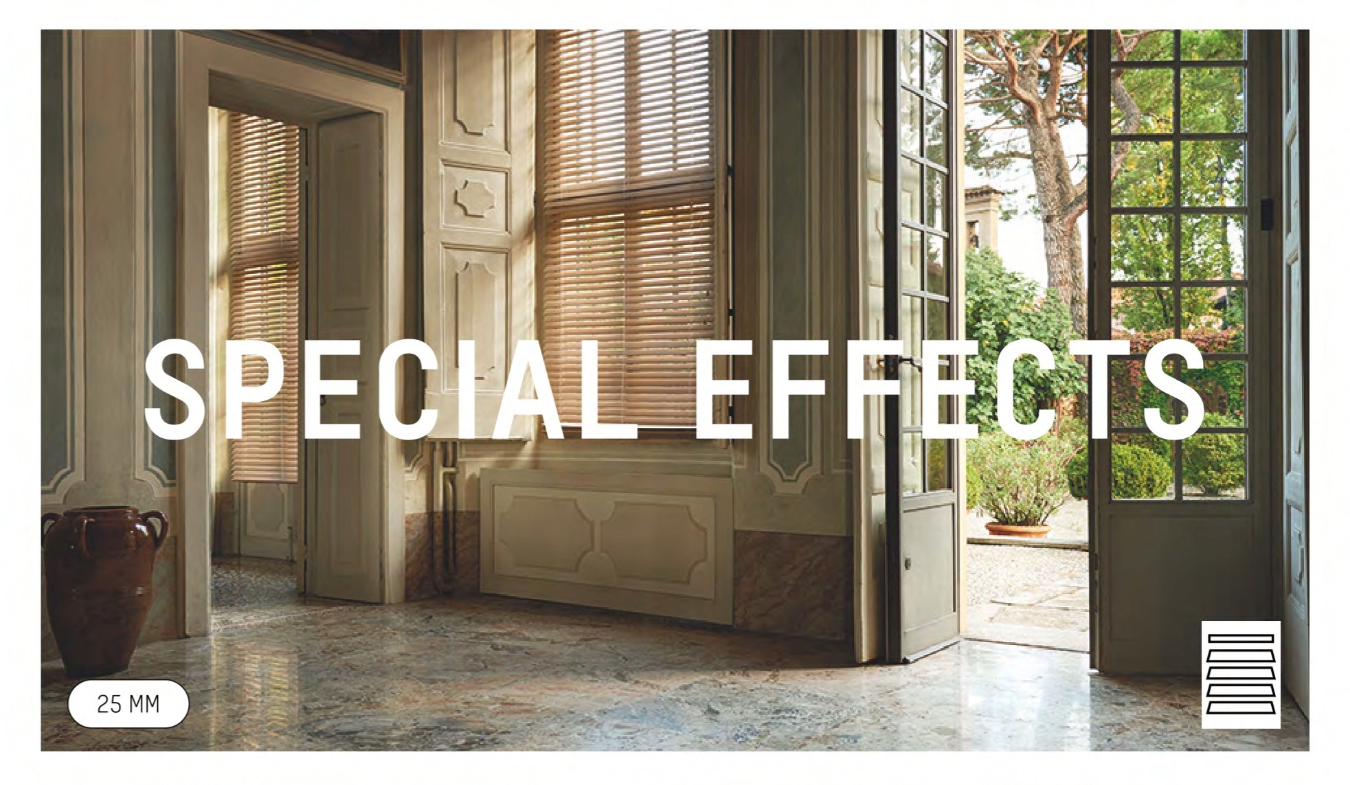 Mac Metal Venetian Blind Special Effects 25mm Collection