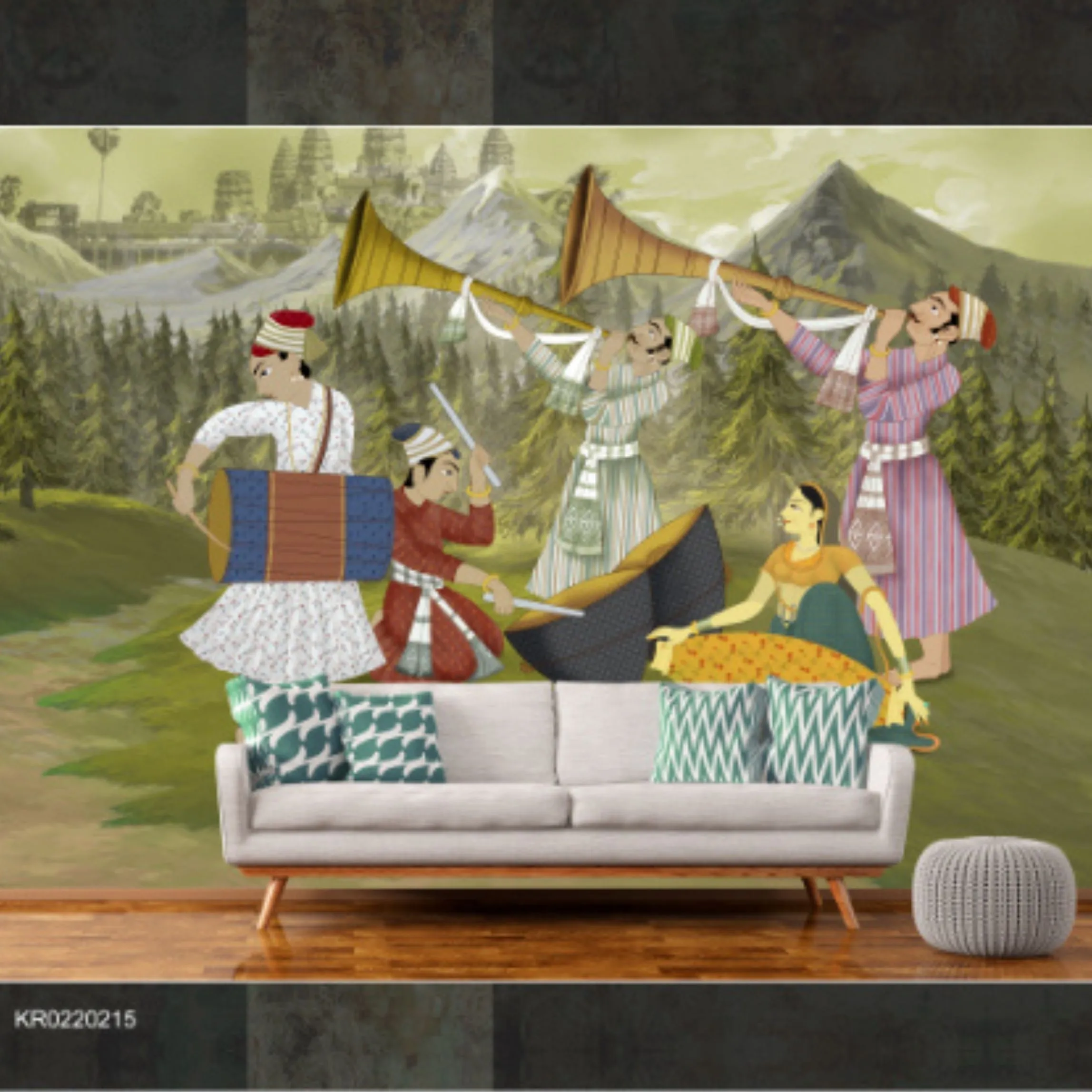 Alkemi Murals Kulture Customized Wallpaper | KR0220215