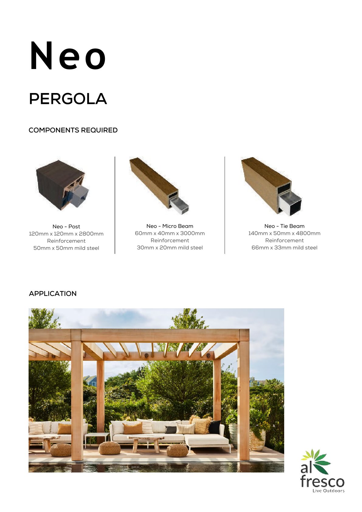 Wonderwood Neo Pergola – Stylish & Durable Outdoor Shade