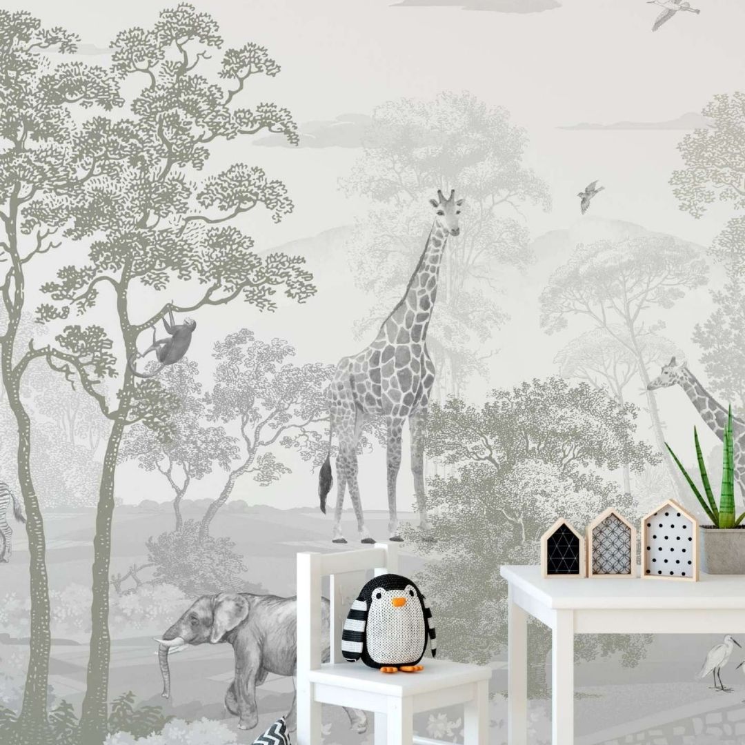 Kids Wallpaper Collection | Safari Dreamscape