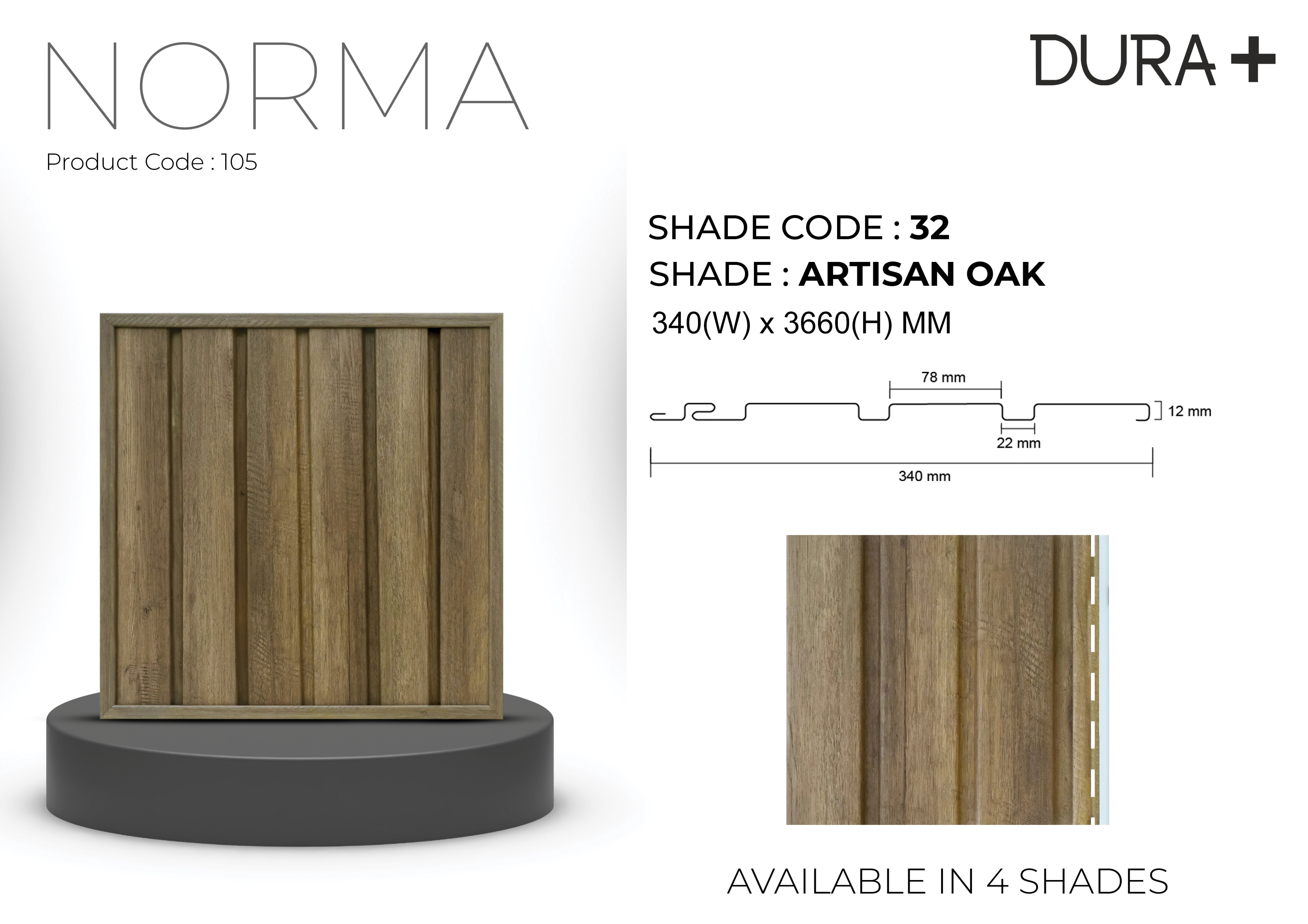 Pare Dura Norma Ceiling Panel – Durable & Stylish Artisan-Oak