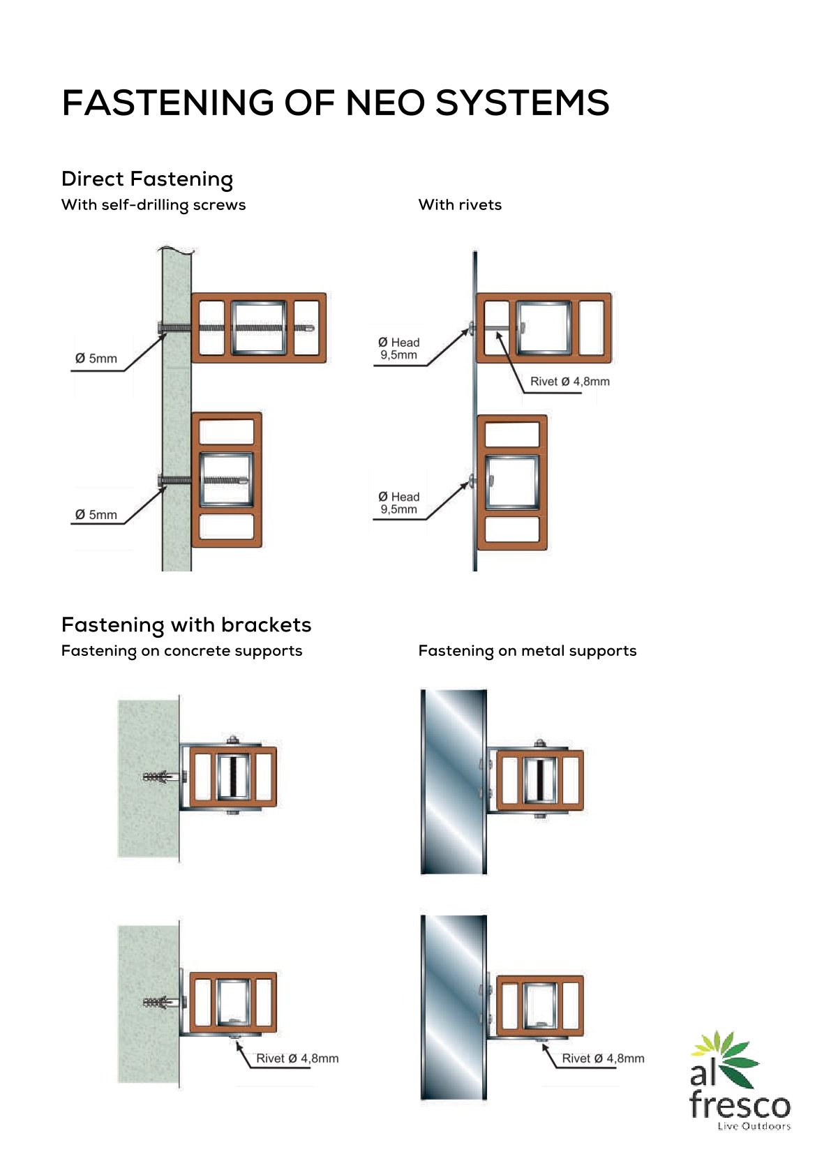 Wonderwood FASTENING OF NEO SYSTEMS– Stylish & Durable Outdoor Shade