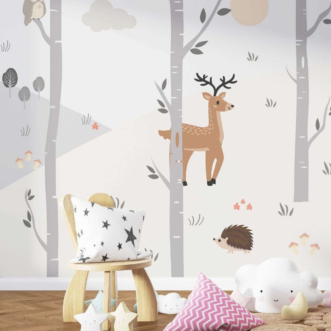 Kids Wallpaper Collection |  Woodland Friends