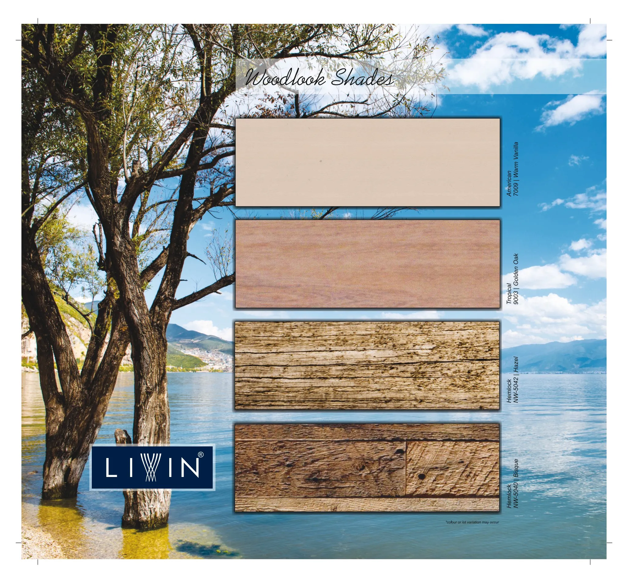 Livin Wooden Blinds NW-5040– NW-5042 -Elegant & Durable