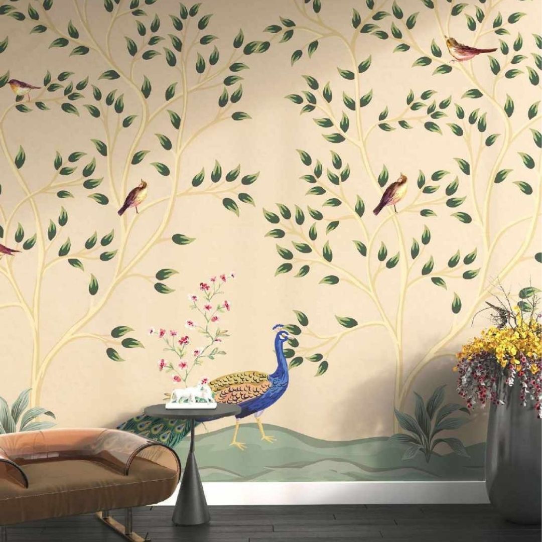 Serene Oasis Tropical Wallpaper Collection - Exquisite Custom Designs