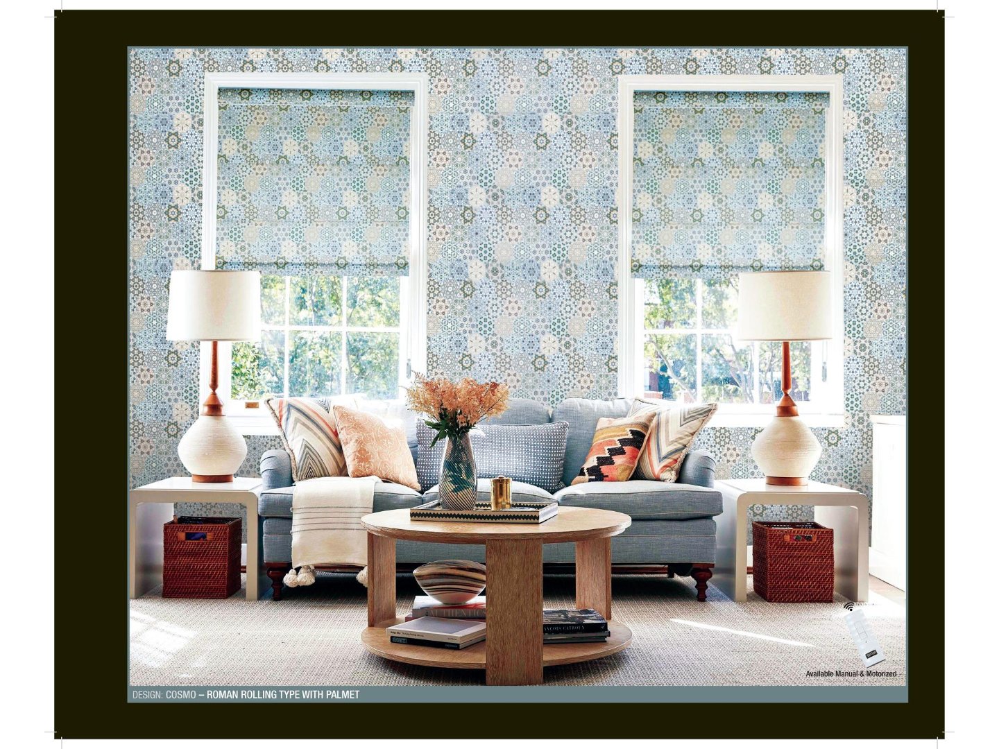 Kazage Cosmo Printed Blinds & Wallpapers Design