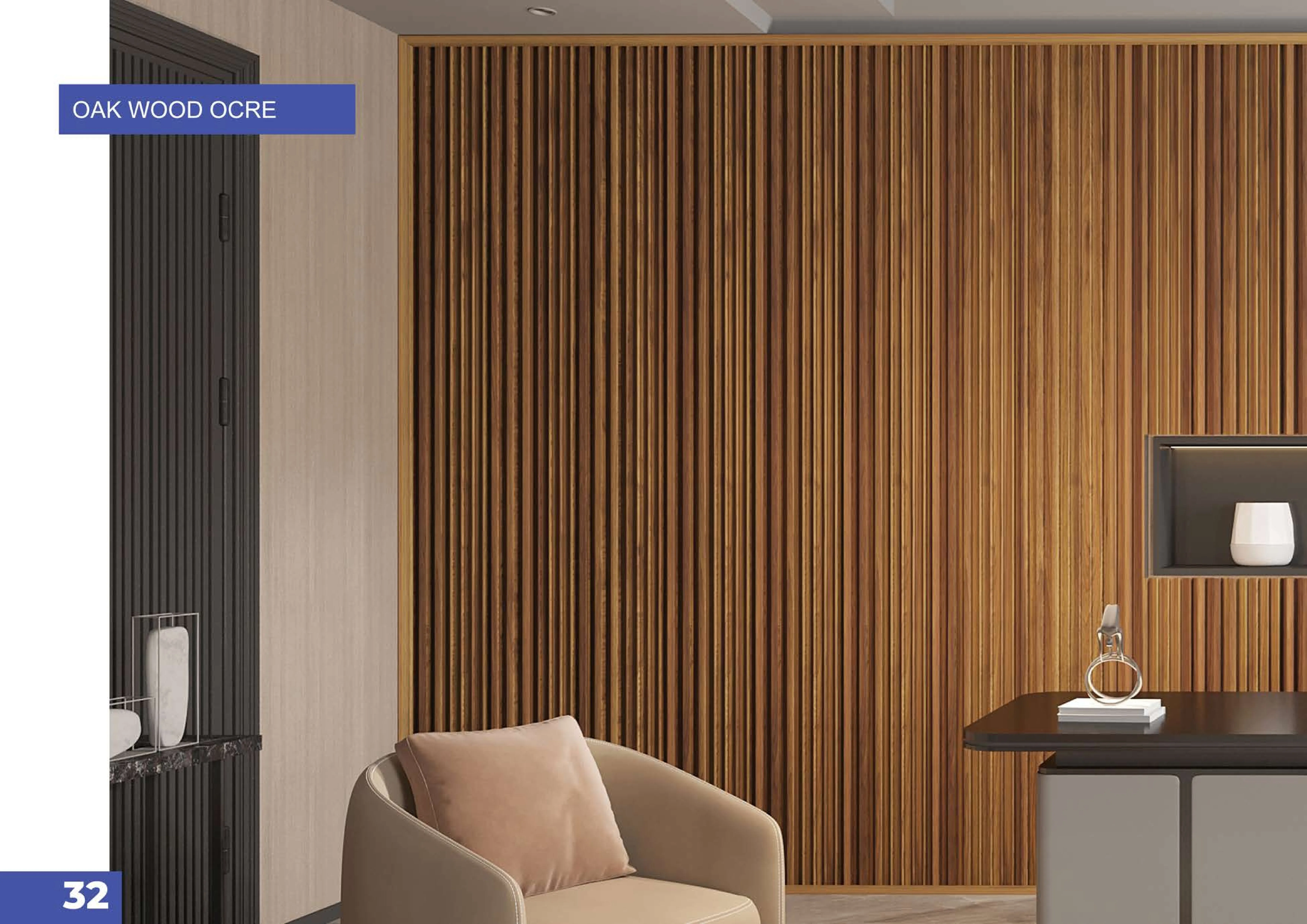 Pare Innov2+ Ceiling Panel  Oak Wood Ocre