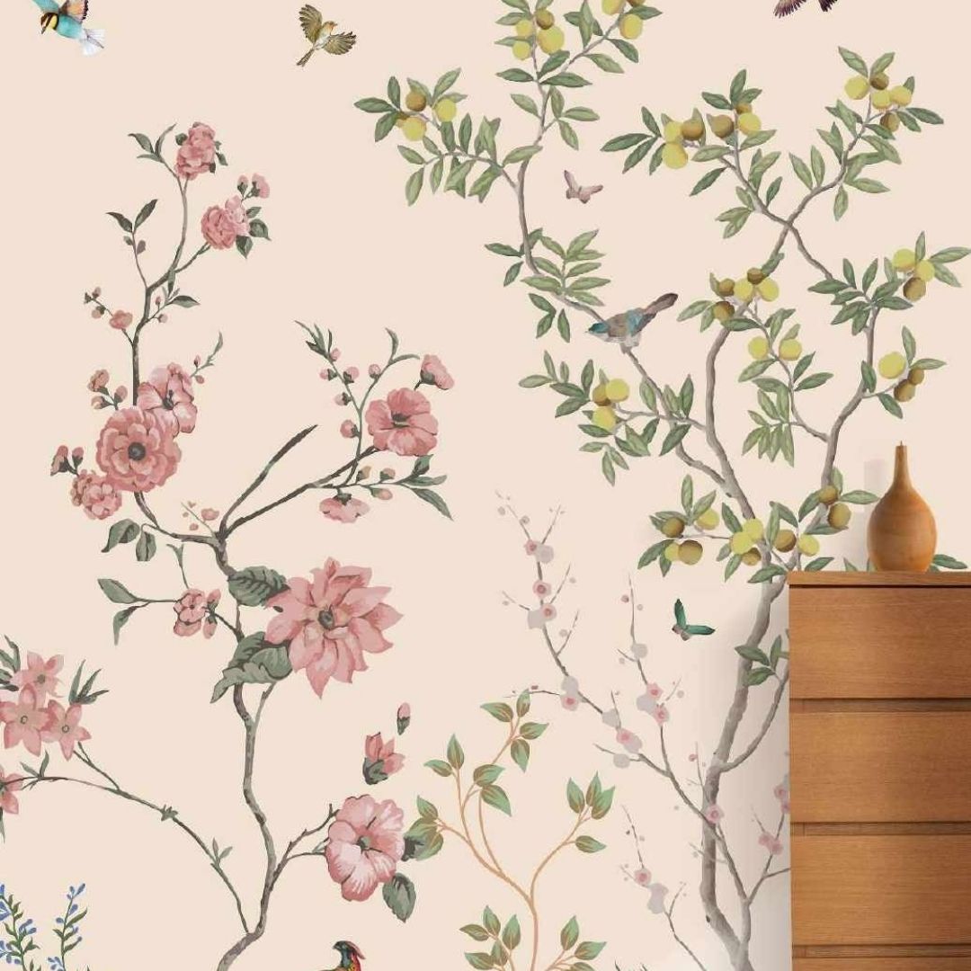 Transform Your Space with Spring Tropical Custom Wallpaper