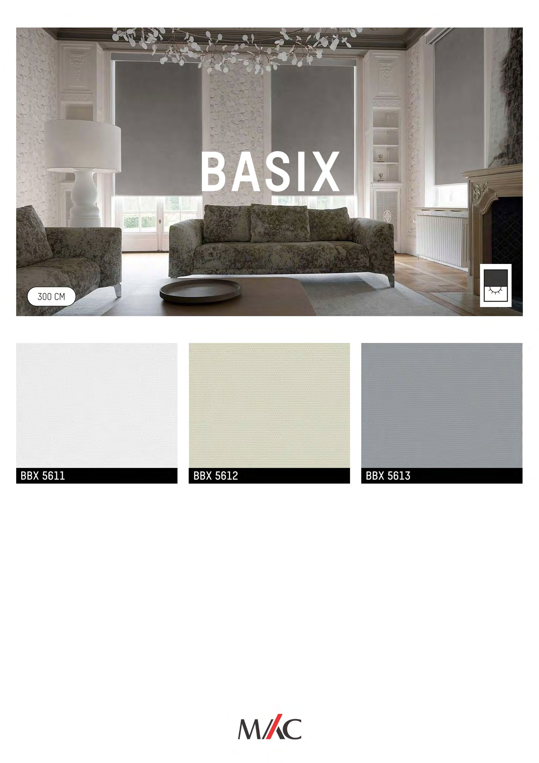 Mac Blackout Blinds Basix – Light Blocking Window Cover