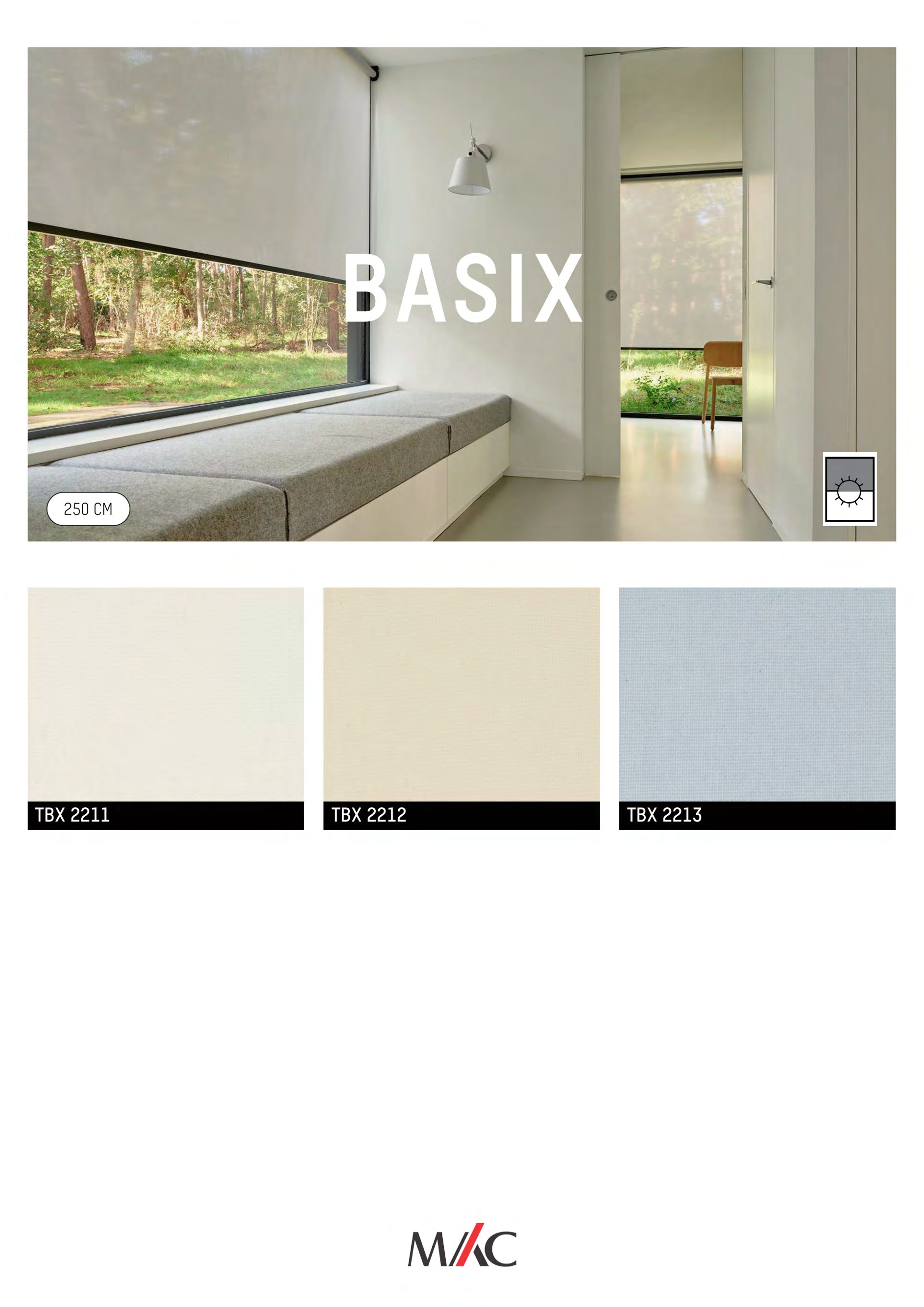 Mac Translucent Blinds BASIX – Soft Light & Privacy