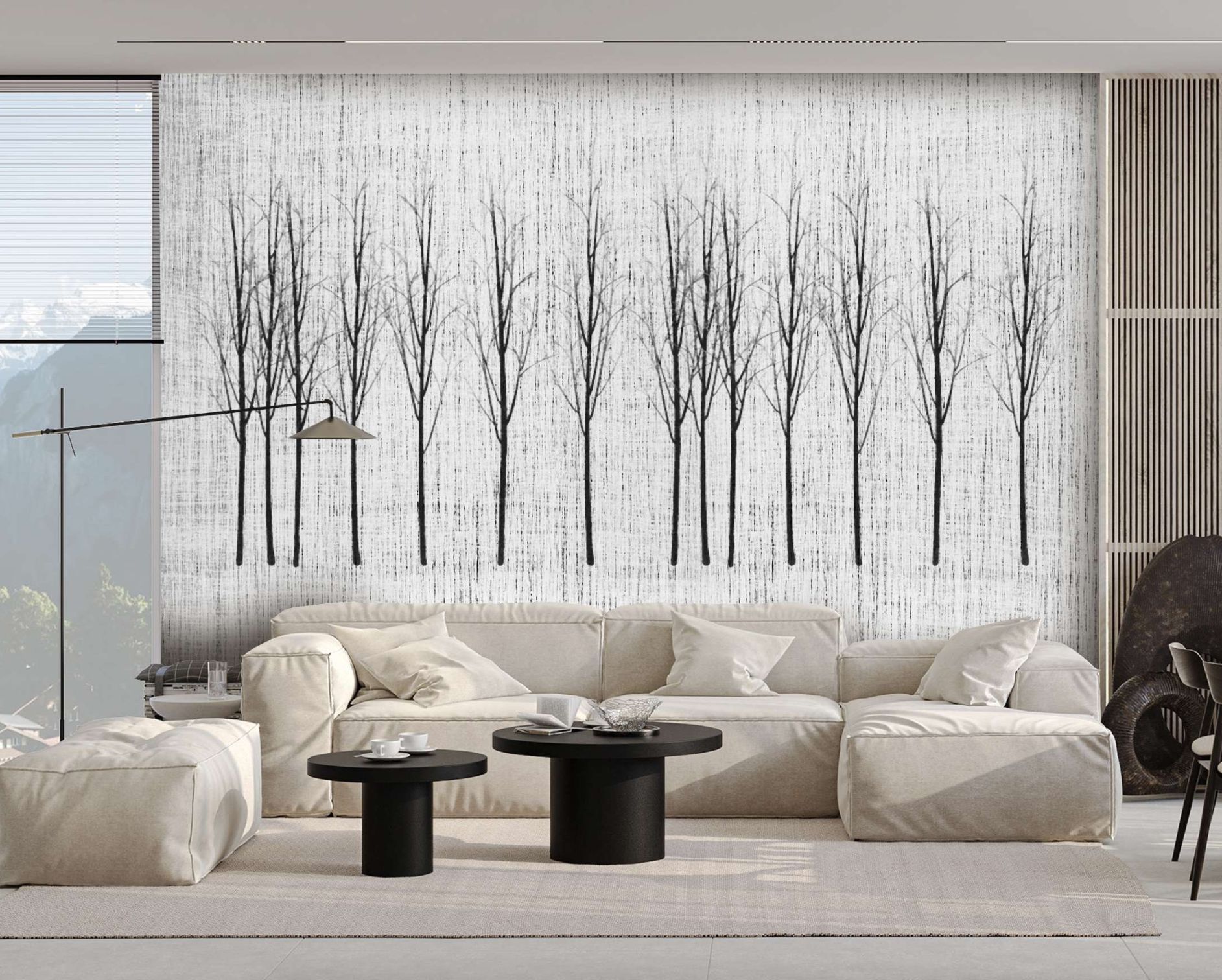 Alkemi Charcoal Customized Wallpaper | Ch23065