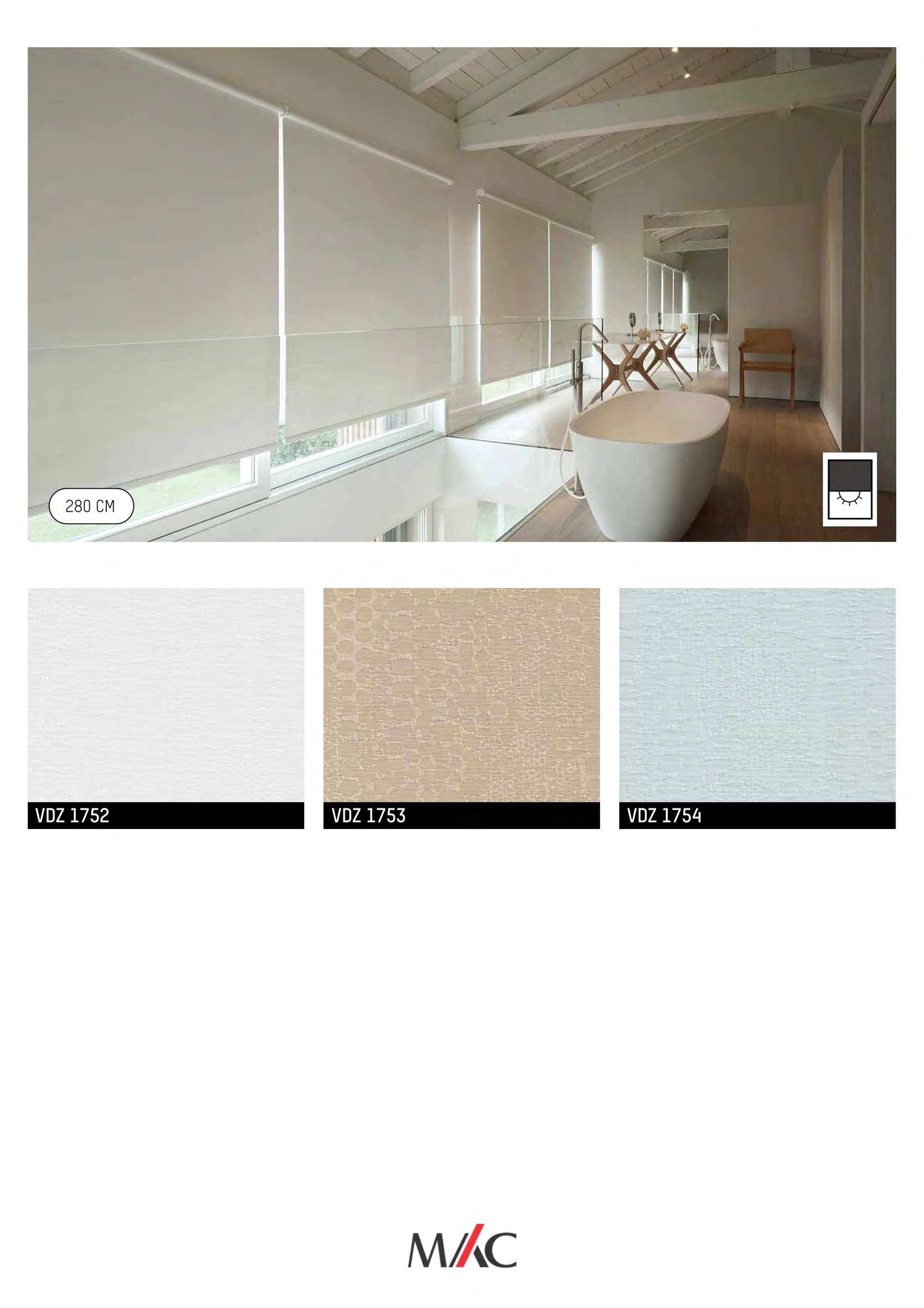 Mac Verve Blinds – Dark Zone-1 Light Blocking