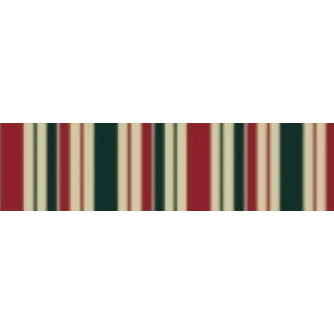 537 Red Green Beige PVC Awning - Stylish Outdoor Shade Solution